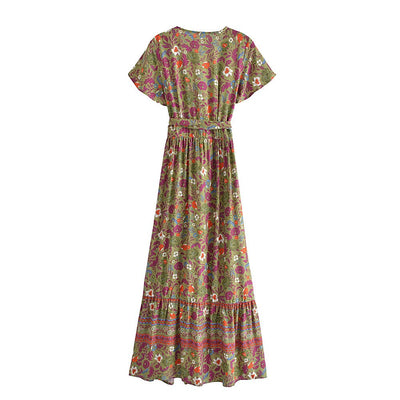 Hermoso Vestido Hippie De Los Años 70