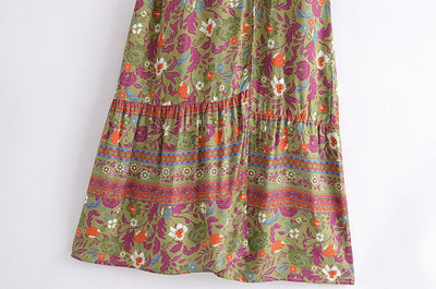 Hermoso Vestido Hippie De Los Años 70