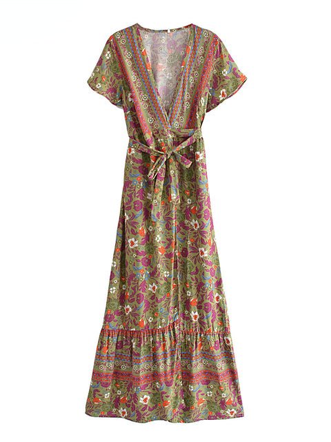 Hermoso Vestido Hippie De Los Años 70