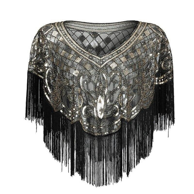 Mantón De Gatsby Dorado