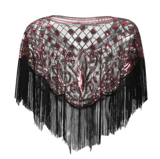 Mantón Gatsby Rojo