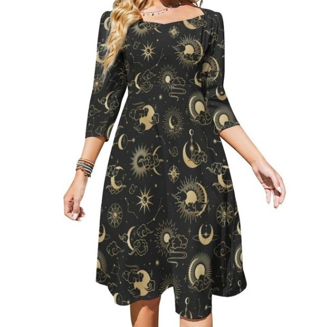 Vestido De Mujer Vintage 70s Espalda Al Aire