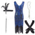 Vestido Gatsby 1920s Azul