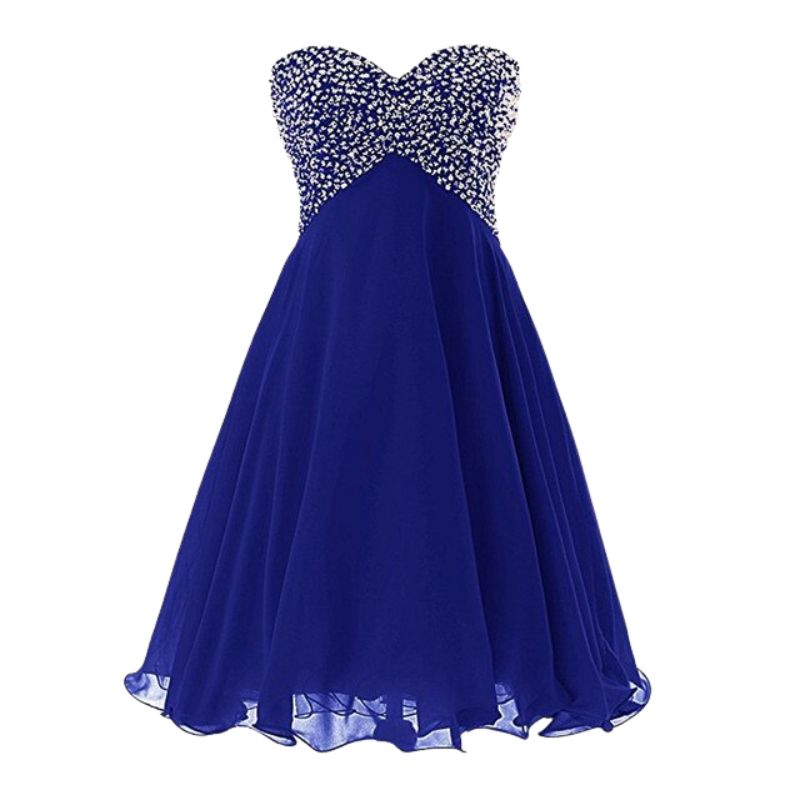 Vestido Vintage Sin Tirantes