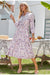 Vestido Largo Floral Vintage
