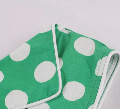 Vestido Little 50s Verde Lunares