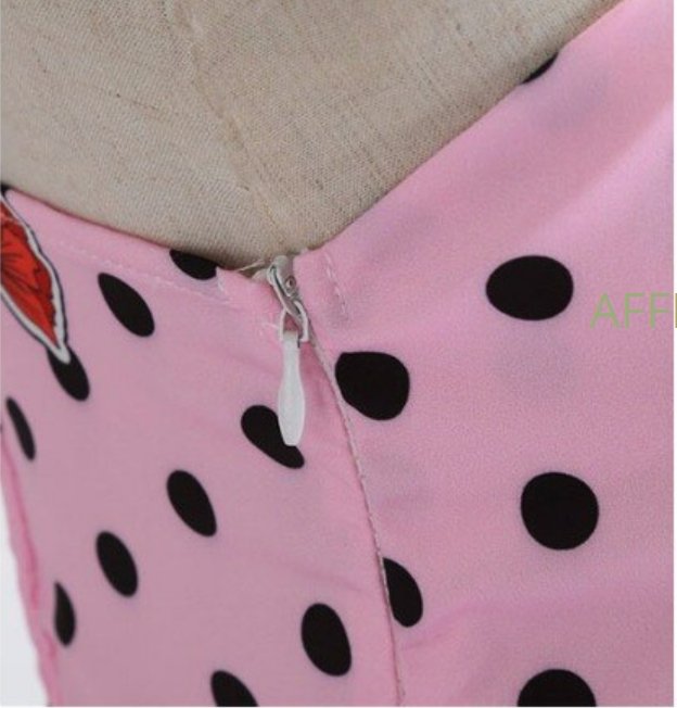 Vestido Vintage De Lunares