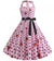 Vestido Vintage De Lunares