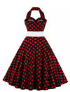 Vestido Retro 50s Lunares