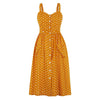 Vestido 60s Lunares Amarillo