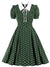 Vestido 60s Lunares Verde