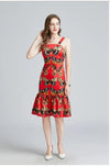 Vestido 40s 45 Rojo