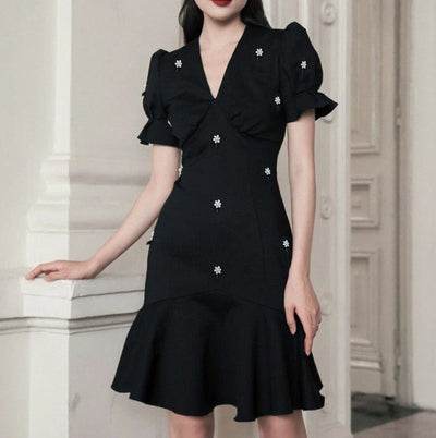 Vestido 40s 50s Negro