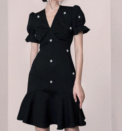 Vestido 40s 50s Negro