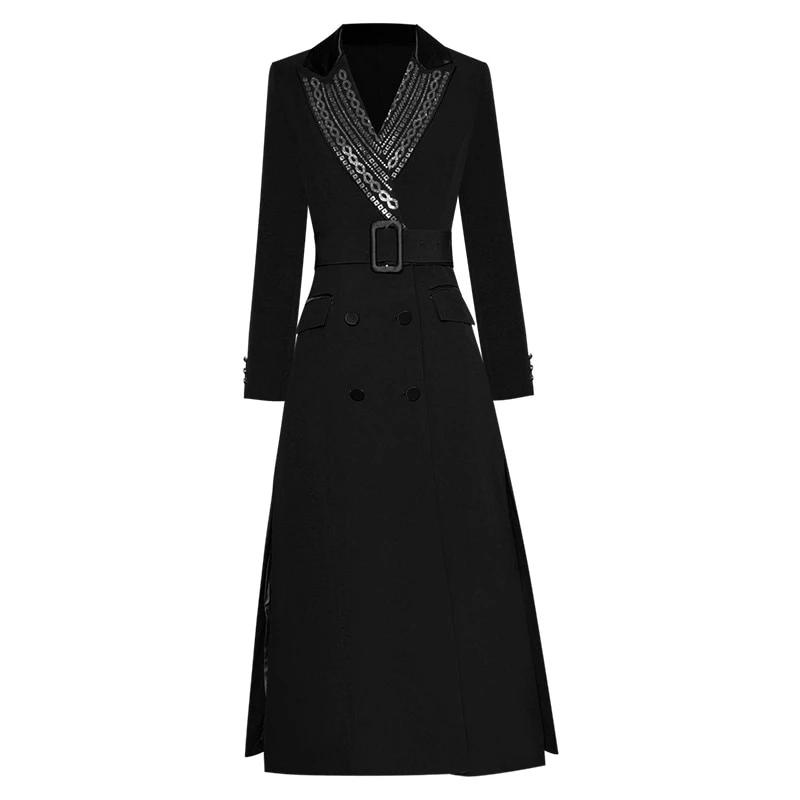 Vestido Negro Invierno 40s