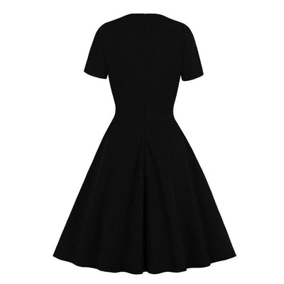 Vestido Negro 50s 60s