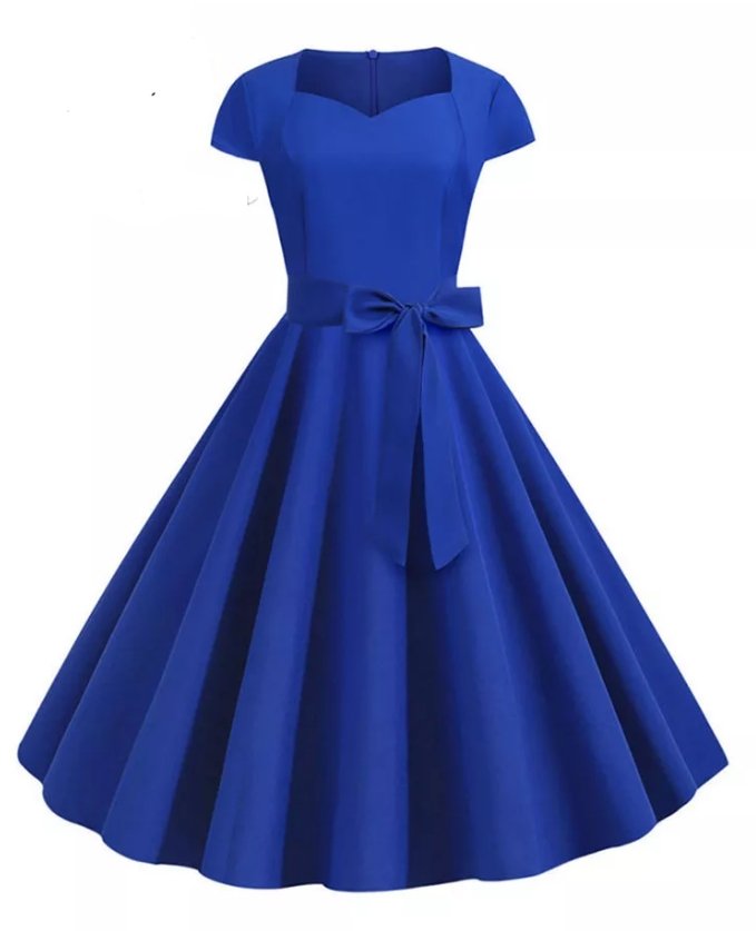 Vestido 50s Azul