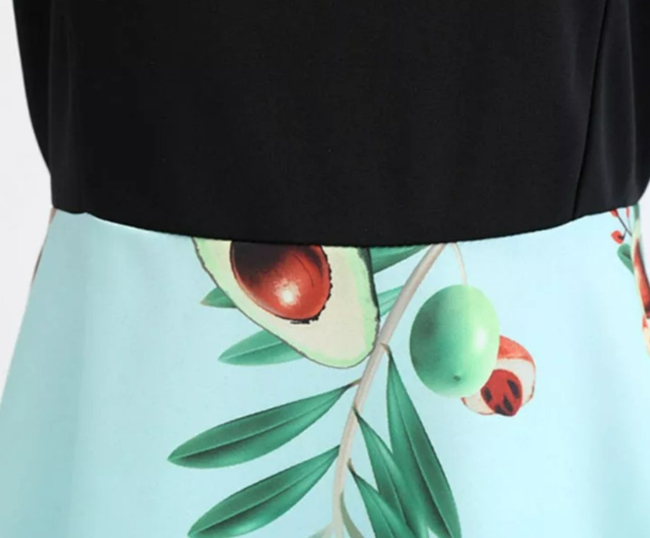 Vestido Azul Pastel 50s