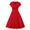 Vestido Cache Coeur Rojo 50s