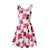 Vestido Flor Rosa 50s
