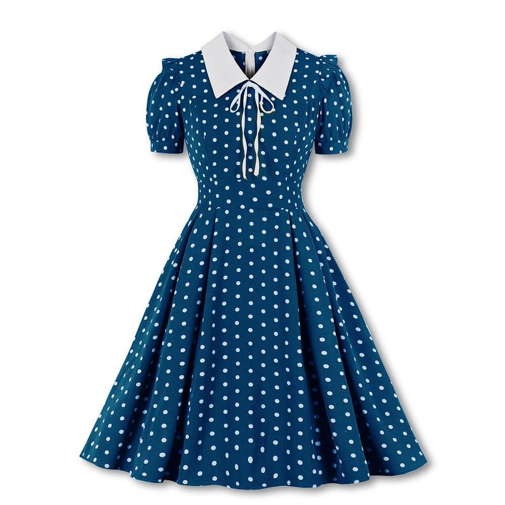 Vestido Paris 50s Azul