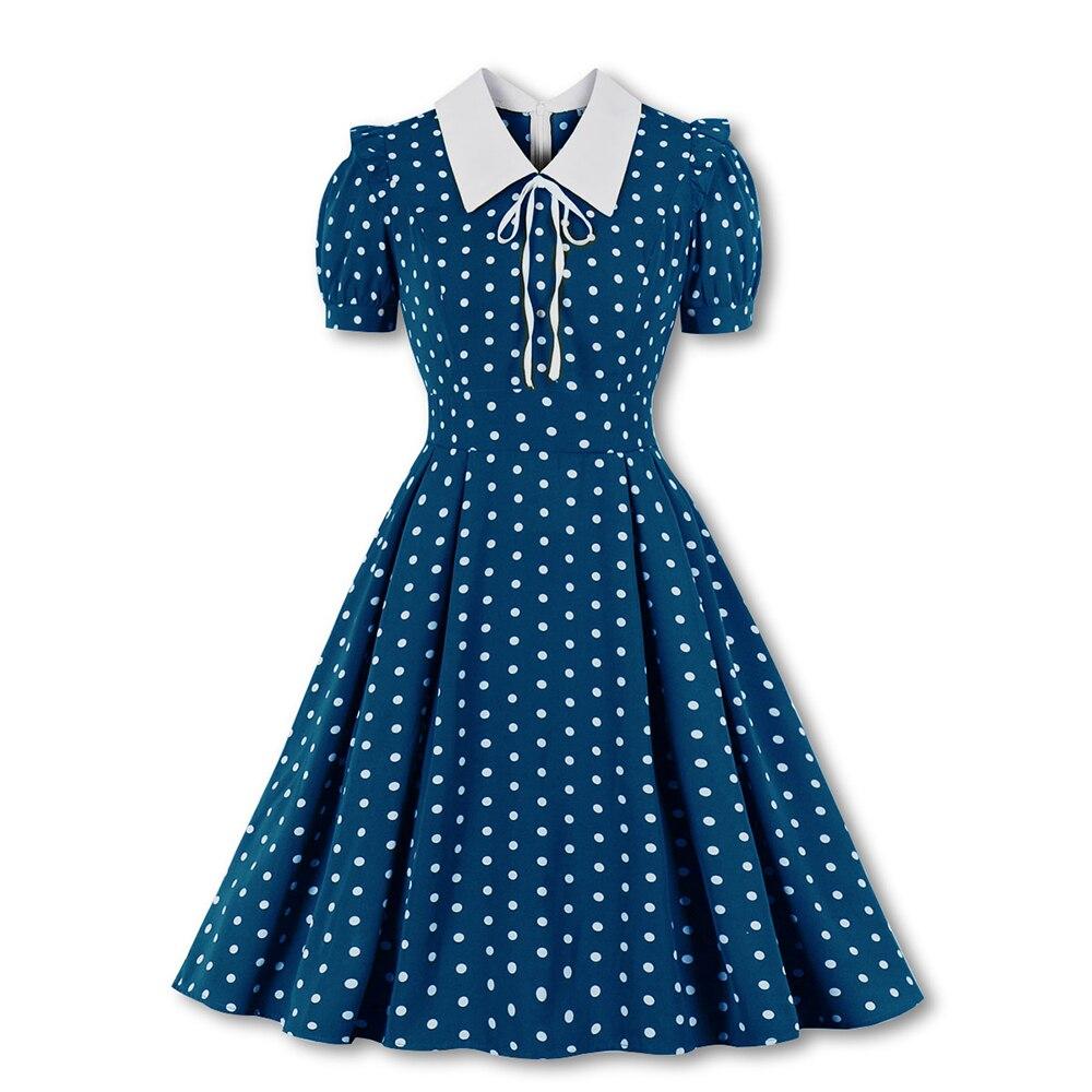 Vestido Paris 50s Azul