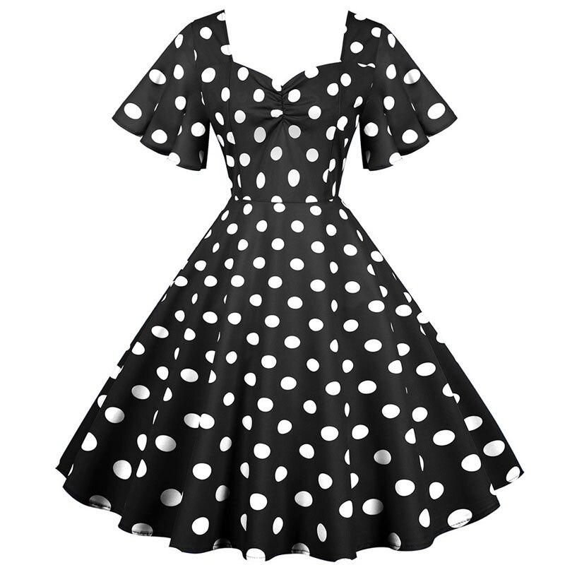 Vestido Años 50 Negro