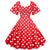 Vestido Años 50 Rojo