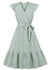 Vestido Pin Up 50s Verde Liso