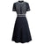 Vestido Negro Elegante De Los Años 60