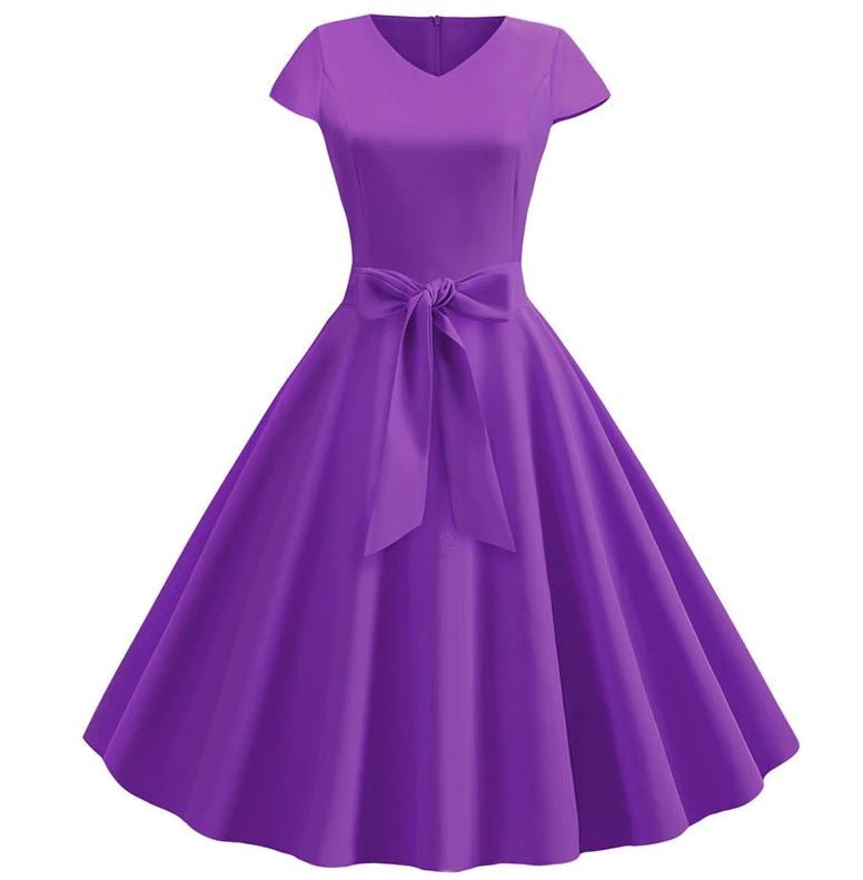 Vestido Vintage 60s Morado