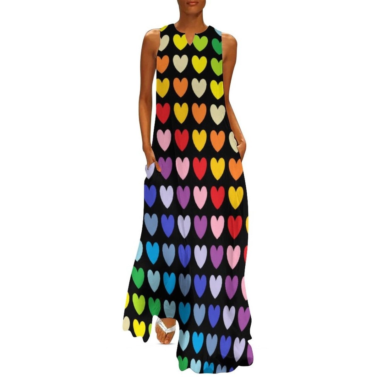 Vestido Chic 70s Multicolor