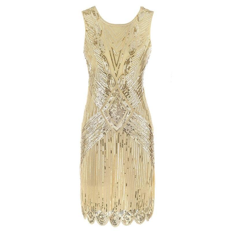 Vestido 20s Beige Talla Grande
