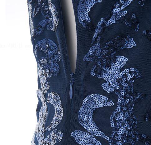 Vestido Vintage 20s Azul