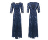 Vestido Talla Grande 20s Azul