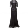 Vestido Tallas Grandes 20s Negro