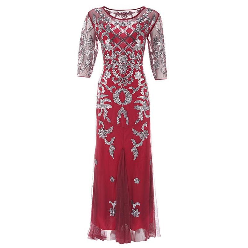 Vestido Rojo Talla Grande 20s