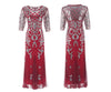 Vestido Rojo Talla Grande 20s