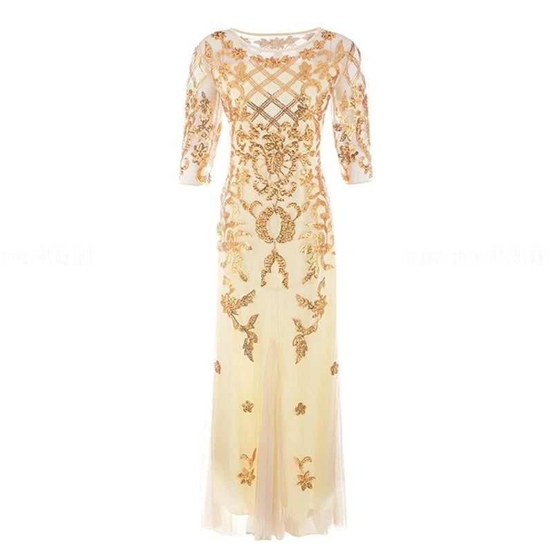 Vestido Vintage 20s Marfil