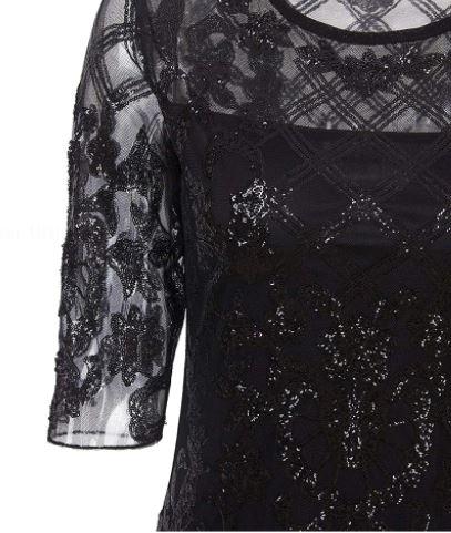 Vestido Vintage 20s Negro