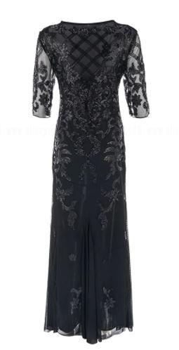 Vestido Vintage 20s Negro