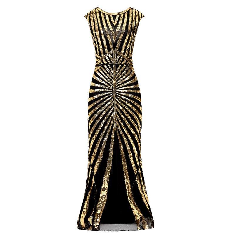 Vestido 20s Dorado