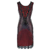 Vestido 20s Rojo Talla Grande