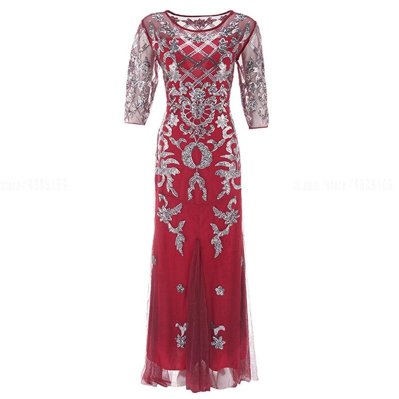 Vestido Vintage 20s Rojo