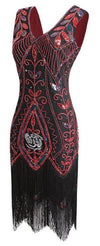 Vestido Elegante De Los Años 20 Para Mujer