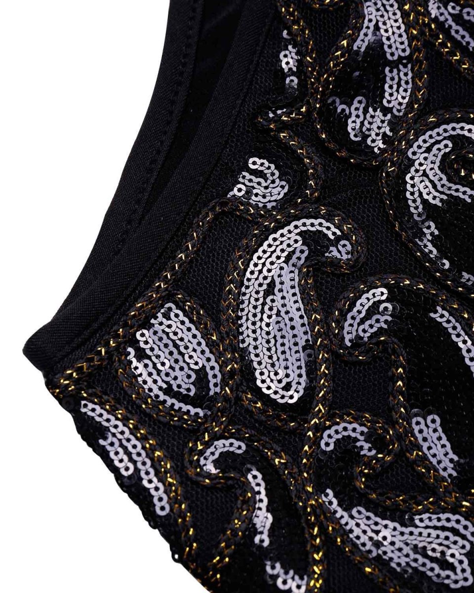 Vestido Sexy Negro 20s