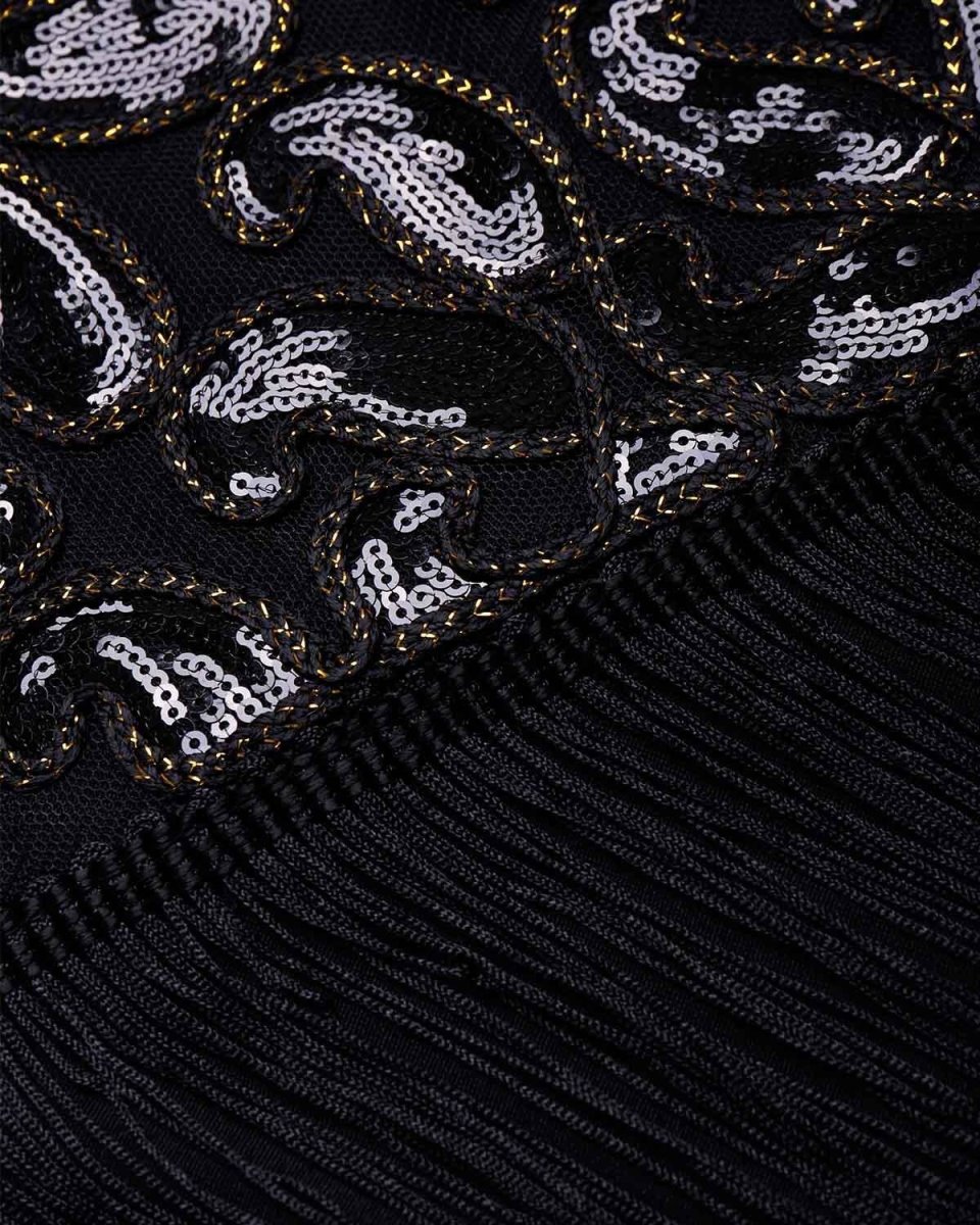 Vestido Sexy Negro 20s