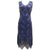 Vestido Vintage 20s Azul