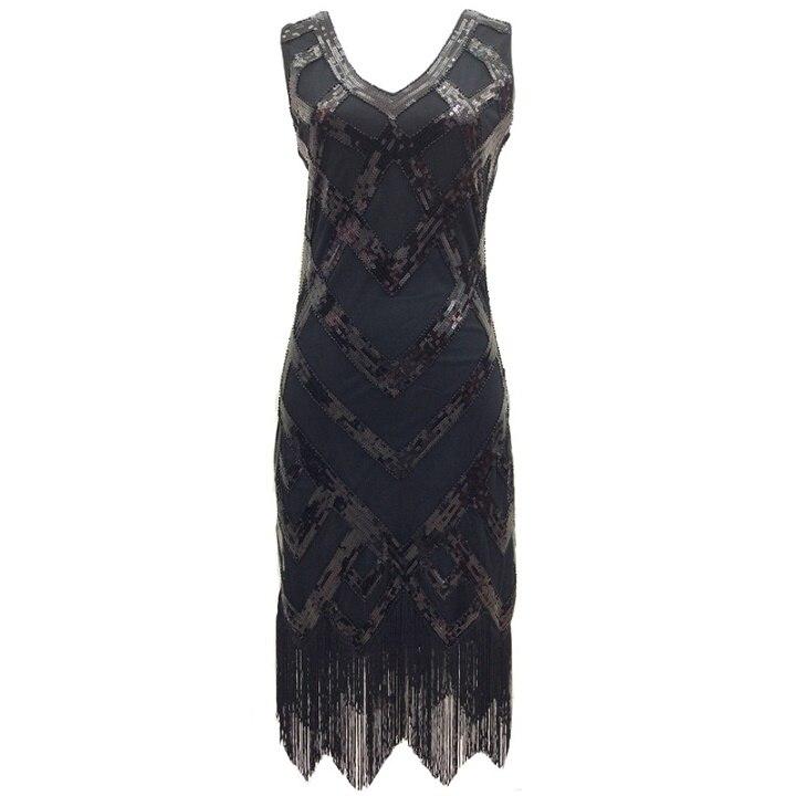 Vestido Vintage 20s Negro