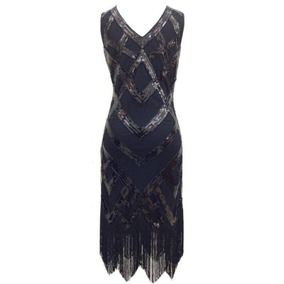 Vestido Vintage 20s Negro